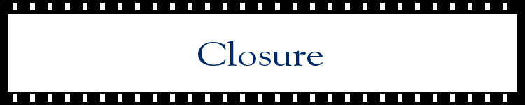 [banner - closure]